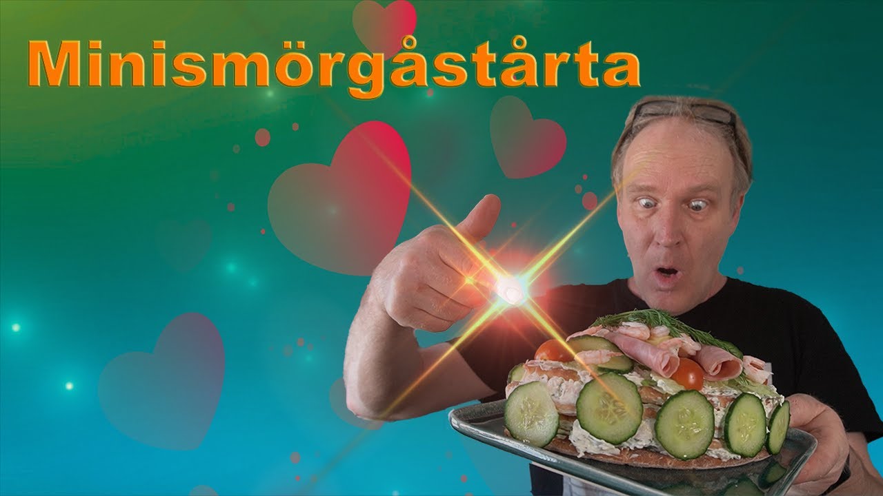 Gör minismörgåstårta