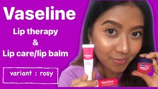 Vaseline lip therapy and lip care || vaseline rosy lips