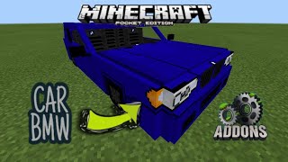 Minecraft Pocket Edition || Add-On Car BMW Mcpe screenshot 4