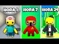 Novios 24 HORAS buscando TRABAJO 🤑💔🤡! (para ser ricos) - Wobbly Life #2