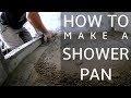 How to Make a Shower Pan