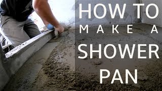 How to Make a Shower Pan