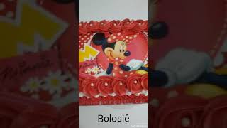 Bolo Minnie Vermelha Chantilly