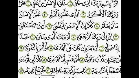 سورة العلق /تجويد مؤثر خاشع للقارئ: أسامة العدواني🌹