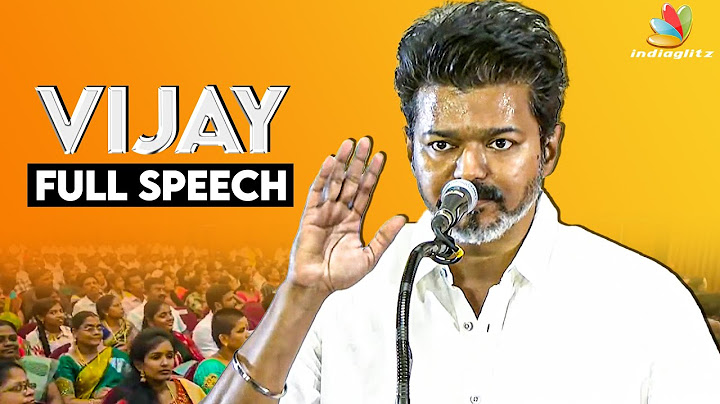 Thalapathy Vijay Full Speech at Education Award Ceremony 2025 | TVK, Jana Nayagan Movie