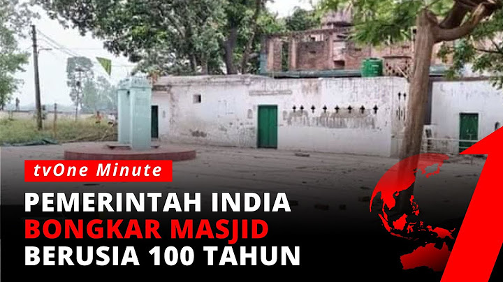 Tanpa Pemberitahuan, Pemerintah India Buldoser Masjid dan Tangkap Pempimpin Muslim Setempat | tvOne