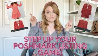 TIPS for Listing on POSHMARK! (How to Take BETTER pictures & SEO Hacks)