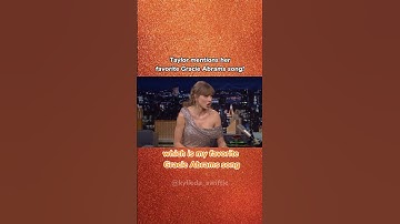 Taylor sharing her favorite song from Gracie Abrams!! 🧡 #taylorswift #gracieabrams #musician #short