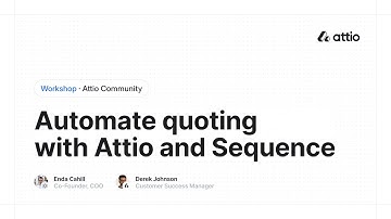 Attio | Automate quoting and contract signature process with Attio and Sequence