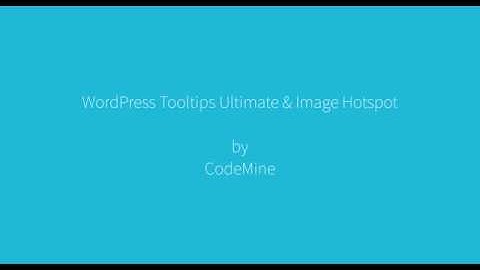 WordPress Image Hotspot Plugin by CodeMine