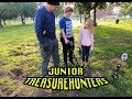 Teaching Kids To Metal Detecting With Garratt  & Minelab Metal Detectors