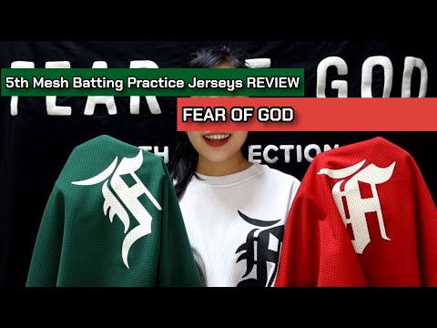 FEAR OF GOD 5th Mesh Batting Practice Jersey REVIEW (+Eng Sub)