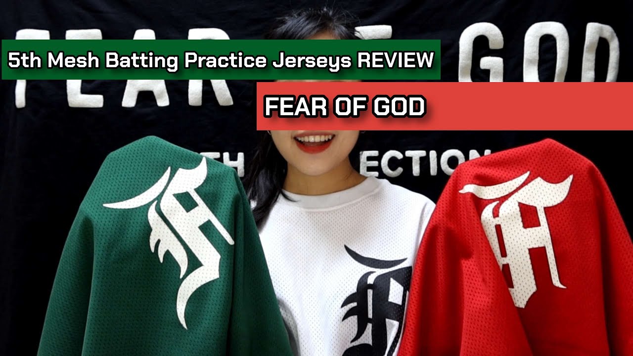 FEAR OF GOD 5th Mesh Batting Practice Jersey REVIEW (+Eng Sub)
