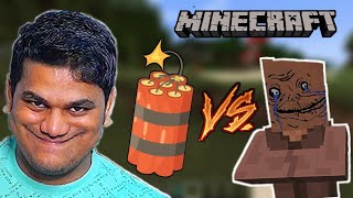 TNT Vs Village | Minecraft Mod 💀💀