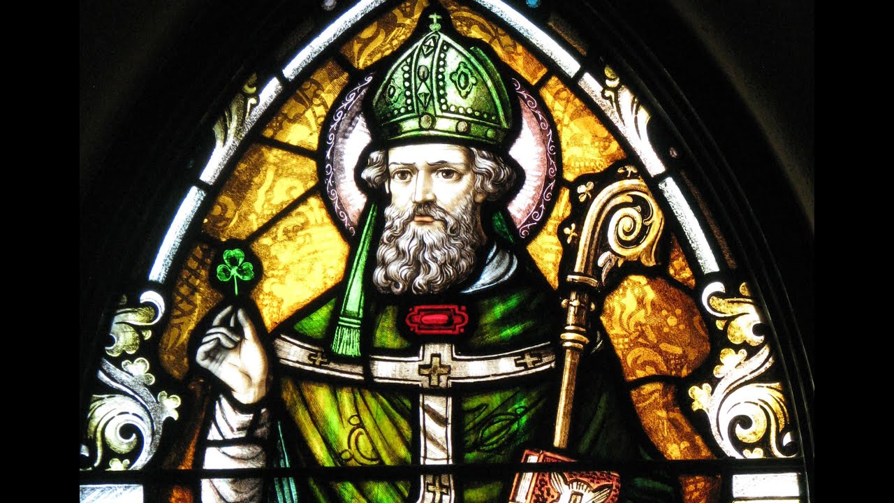 st patrick นาฬิกา coloring pages