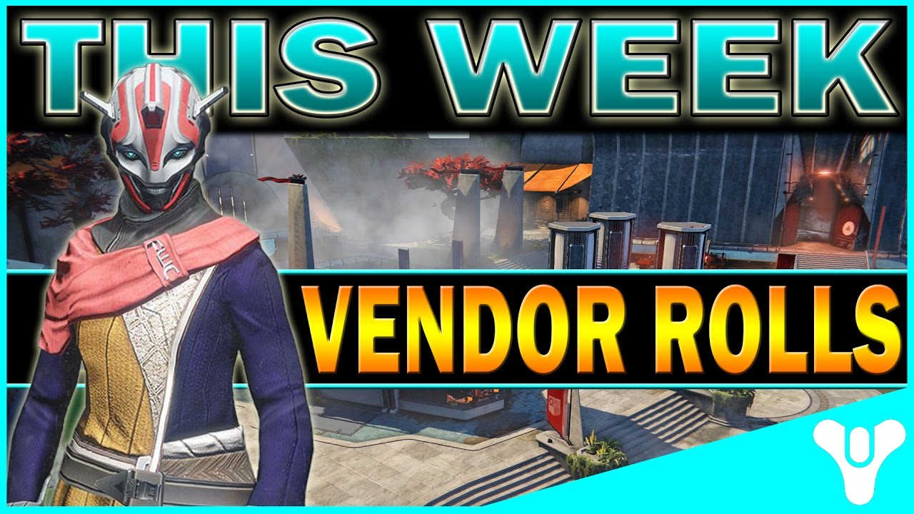Destiny | TOP Vendor Weapons THIS WEEK! ALL TIER 12 ARMOR!