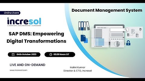SAP DMS: Empowering Digital Transformations