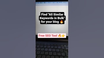 Find all related keywords for your blogs - Free SEO Tool🔥 #wordstream #seo #blogging #keywords