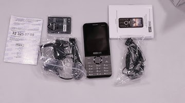 Unboxing Maxcom GSM Phone MM235
