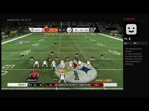 Steelers vs Bengals (H vs Cold) Madden20 - YouTube