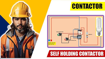 Contactor Holding wiring, Hold On Circuit | contactor self holding with push button