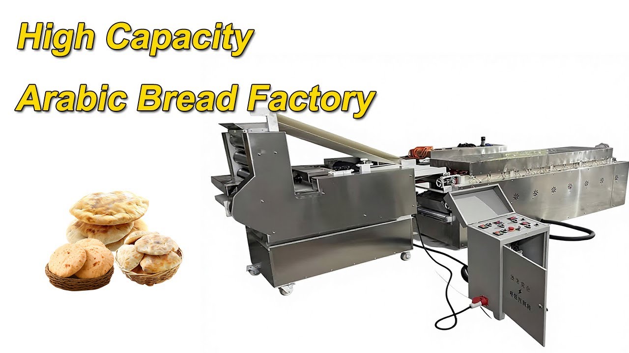 Inside a Fully Automated Pita Bread Production Line | Arabic Bread Manufacturing Solution