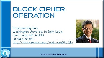 Block Cipher Operation (BCO): Part 1