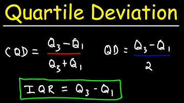 How To Calculate the Coefficient of Quartile Deviation - Statistics