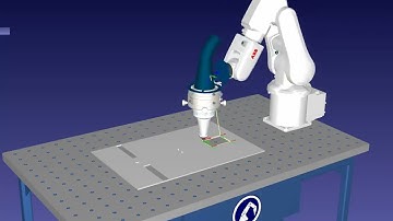 laser cutting 6DOF using RoboDK