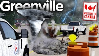 HIGHWAY, TORNADO, Border, & Construction MEGA special roleplay!  Roblox Greenville Roleplay