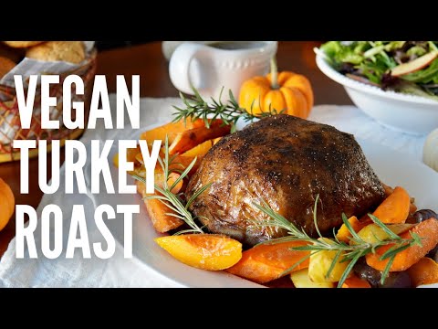 The BEST Vegan Turkey Roast with Crispy "Skin"