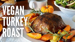 The BEST Vegan Turkey Roast with Crispy 'Skin'