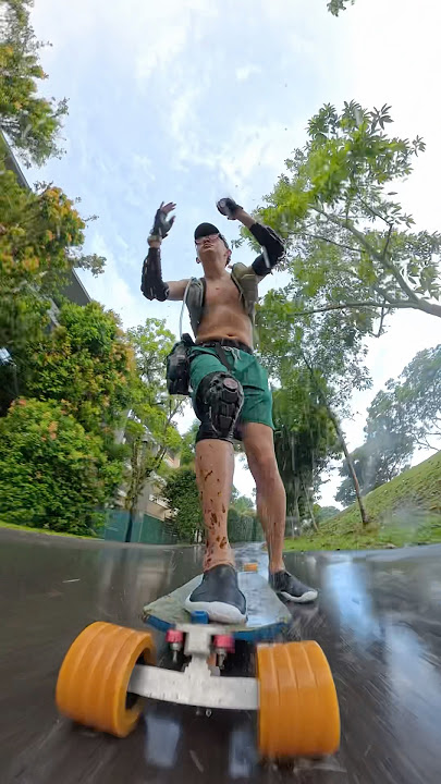 LDP-DOWNHILL FOOTBRAKING???WOODLANDS SLE PCN SKATE RUN | Long Distance Pumping Singapore Longboarder