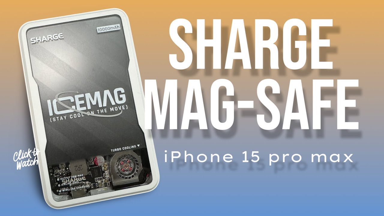 SHARGE Icemag Hands-On at CES 2024: A Cool-looking MagSafe Power