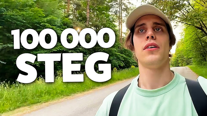VICTOR GÅR 100 000 STEG