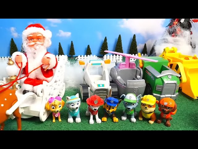 パウパトロールがサンタさんが落としたプレゼントをさがすよ！ - YouTube