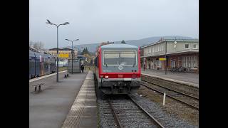 Regionalbahnfahrt Steinfeld (Pfalz)/Wissembourg in Echtzeit, RB53 (VT 628)
