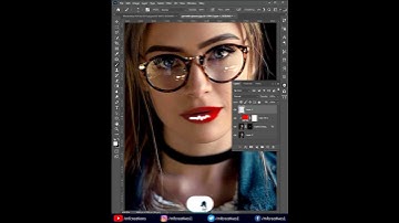 Change Lip Color with Shine in Photoshop | Photoshop Tutorials | Youtube Shorts #shorts #short