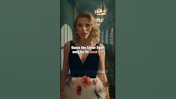 Guess the Taylor Swift song by its Vocal Riff (new series) | #taylorswift #shorts