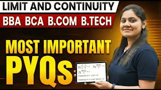 Limit and Continuity Important Questions🔥|BBA|BCA|B.COM|B.TECH|Dream Maths