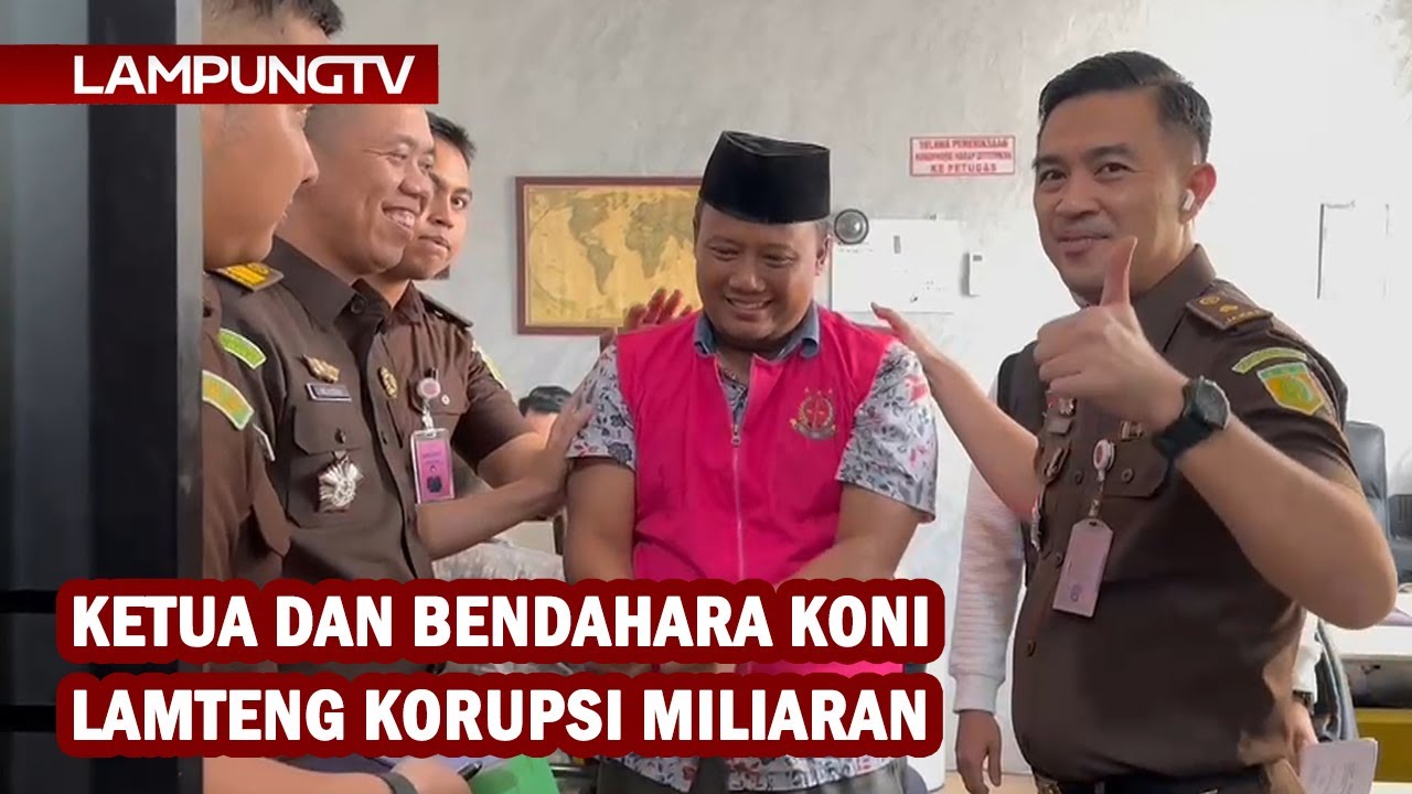 Ketua dan Bendahara KONI Lampung Tengah Korupsi Miliaran