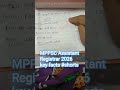mini vlog for MPPSC AR 2026 #mppsc2026