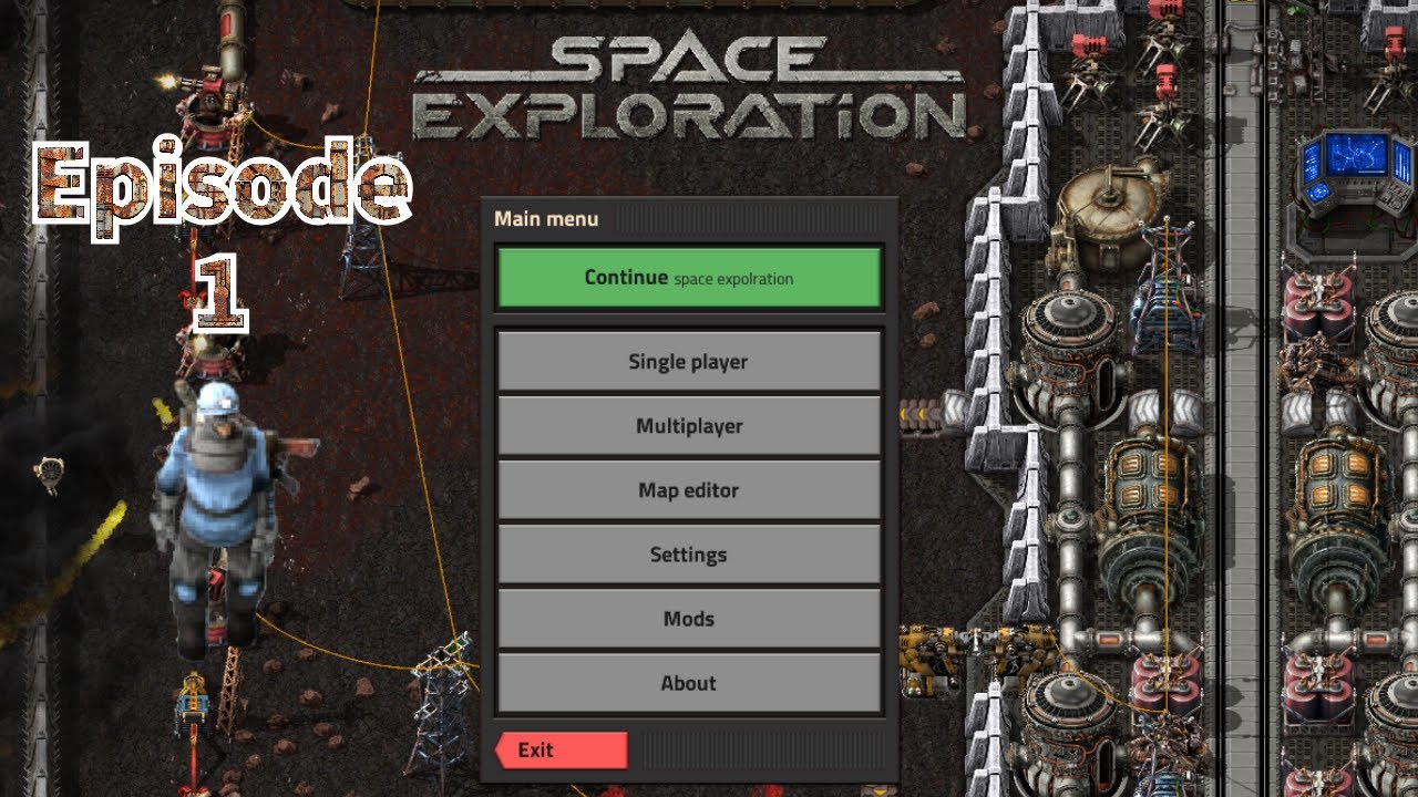 Factorio Space Exploration Ep.1 - YouTube