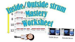 Inside/Outside Strum Mastery Worksheet