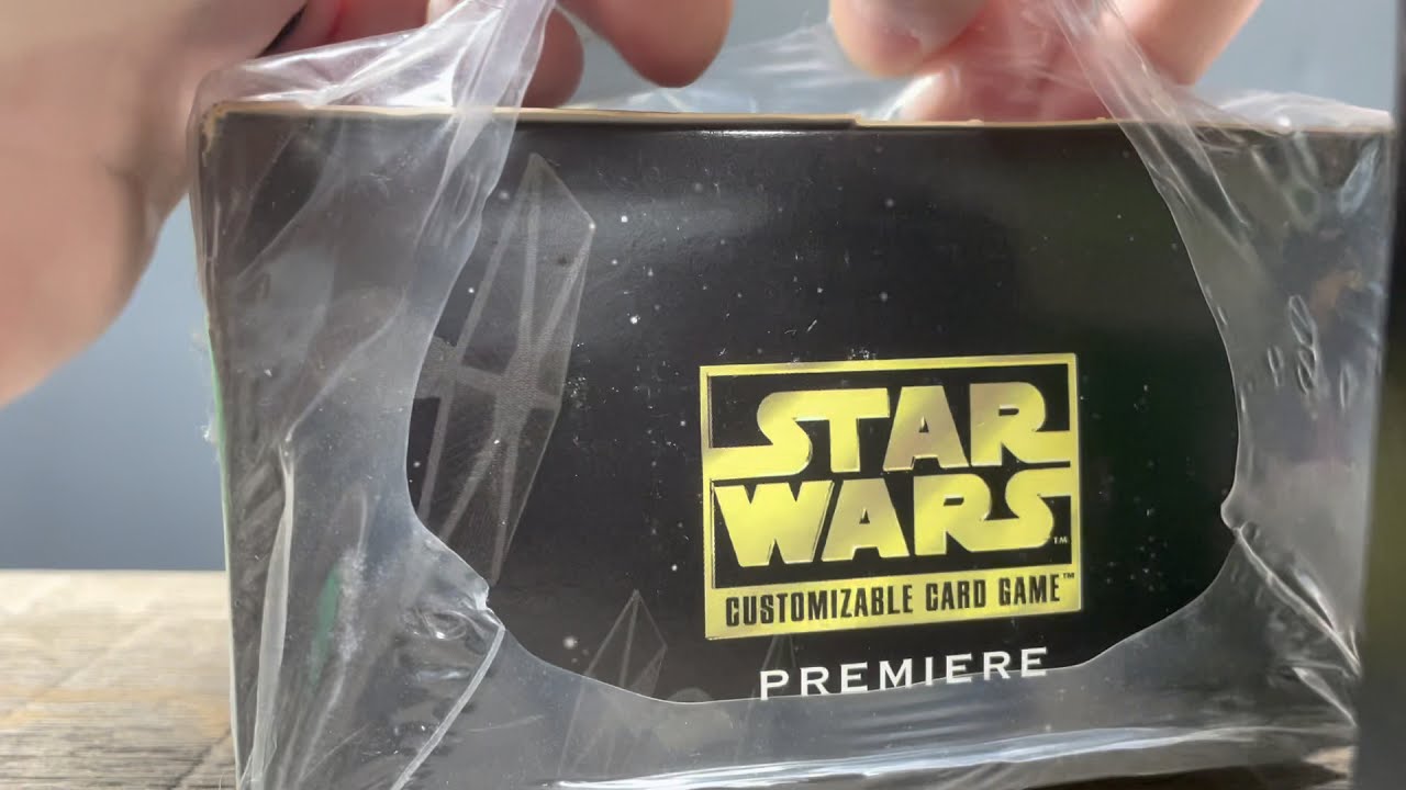 Star Wars CCG Premiere Limited Booster Box Break - YouTube