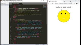 Natural Face Emoji With Source Code In Html Css Programming Language
