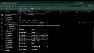 CS50P Final Project - CLI Weather App