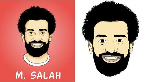 Step by Step Vector Editing |  Line Art vector tutorial in Infinite Design | Mo Salah | Part 2 | TKI