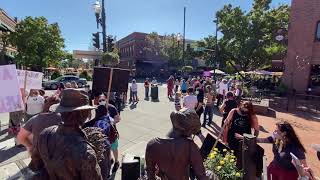 Stand With Us Protecting Reproductive Rights march in downtown Walla Walla