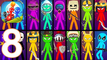 Stickman Party: 4 Player Games - Gameplay Part 7 Walkthrough (iOS,Android)